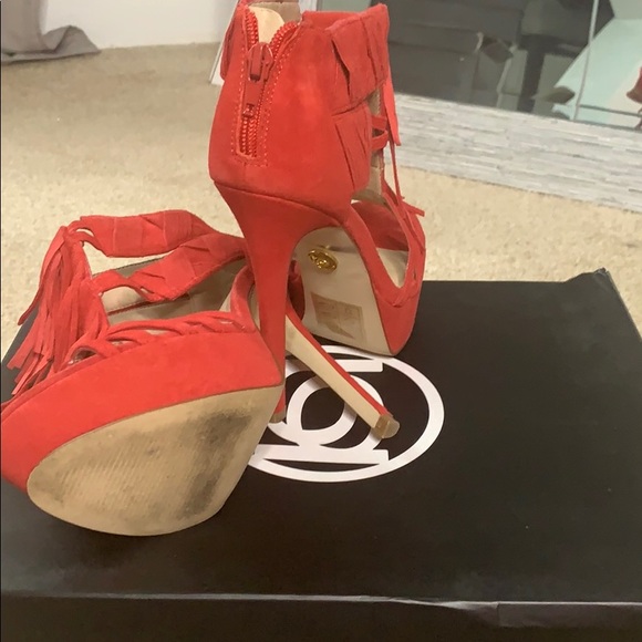 Bebe Annie Red Heels - Picture 4 of 4